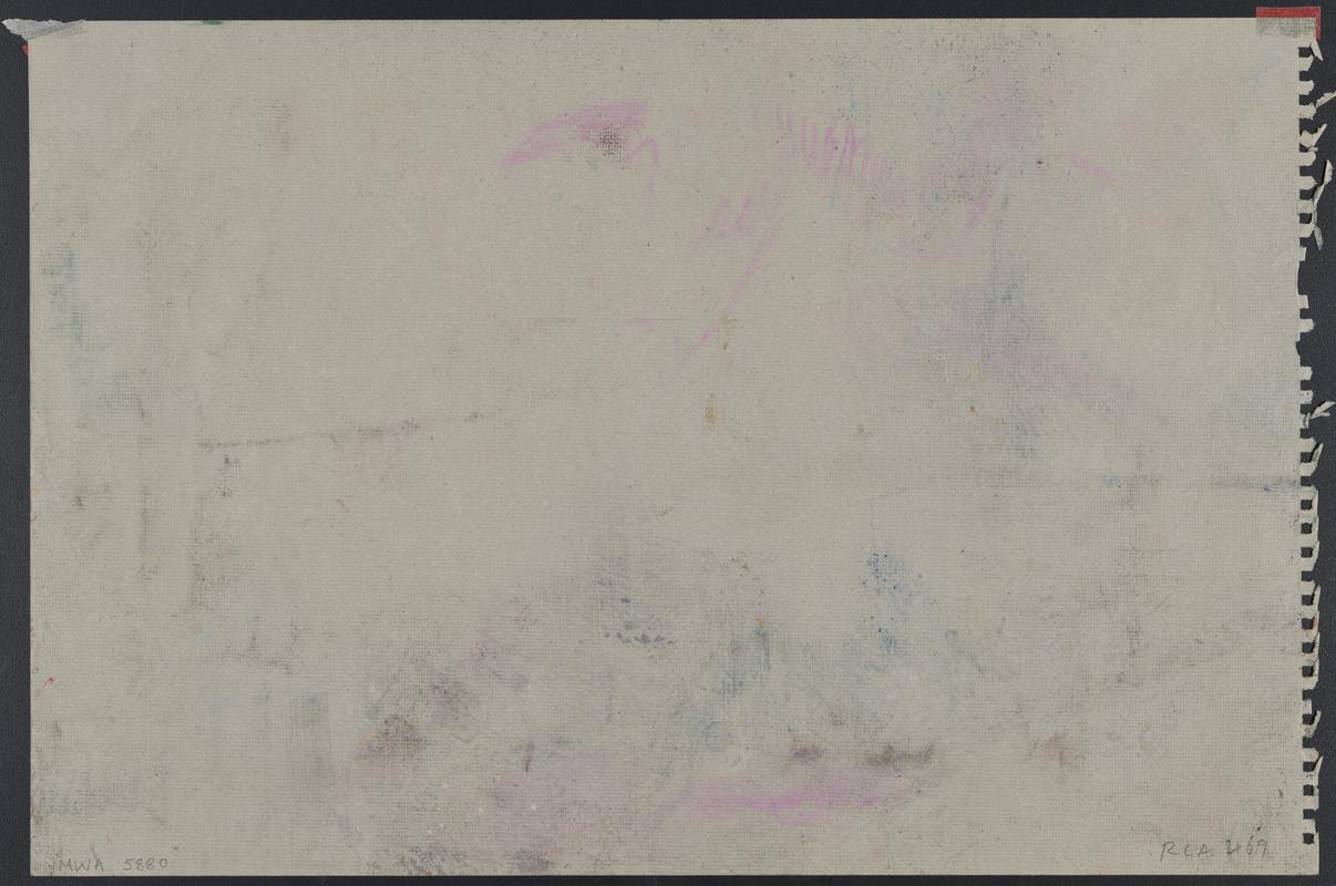 Evening seascape with cottage, Marloes