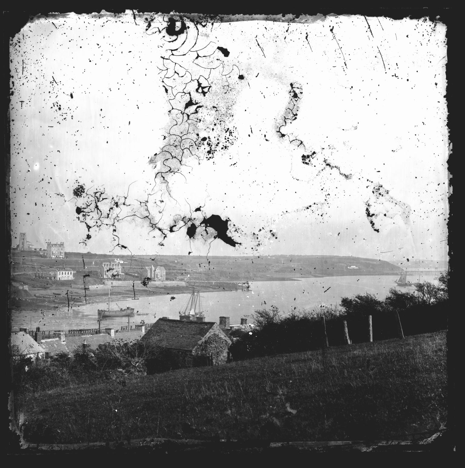 Milford Haven, glass negative