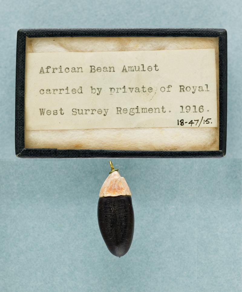 African bean amulet