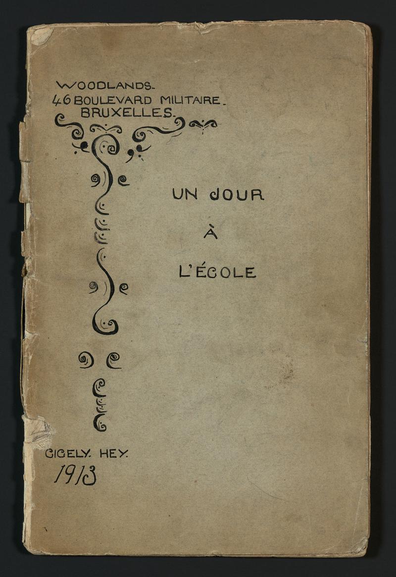 Sketchbook (Un Jour a L'ecole) - Front cover