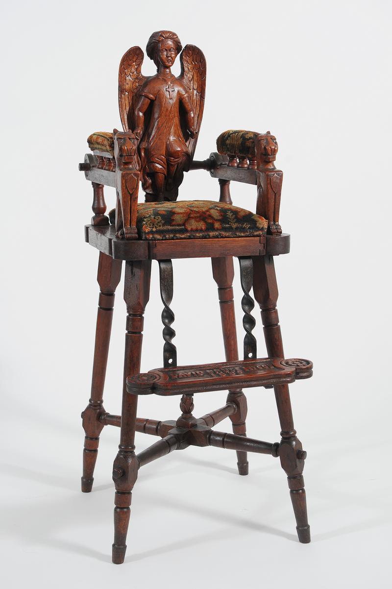 Child's high chair, 1889