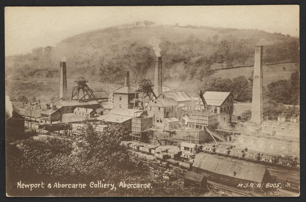 Newport & Abercarne Colliery, Abercarne (postcard)