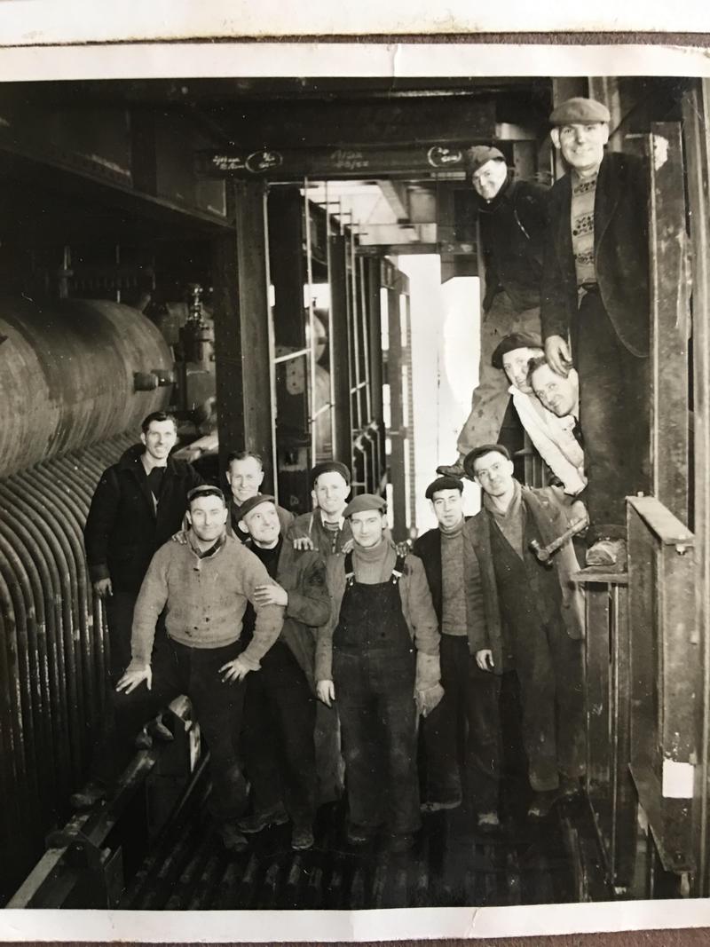 Workers at Dinorwig Slate Quarry