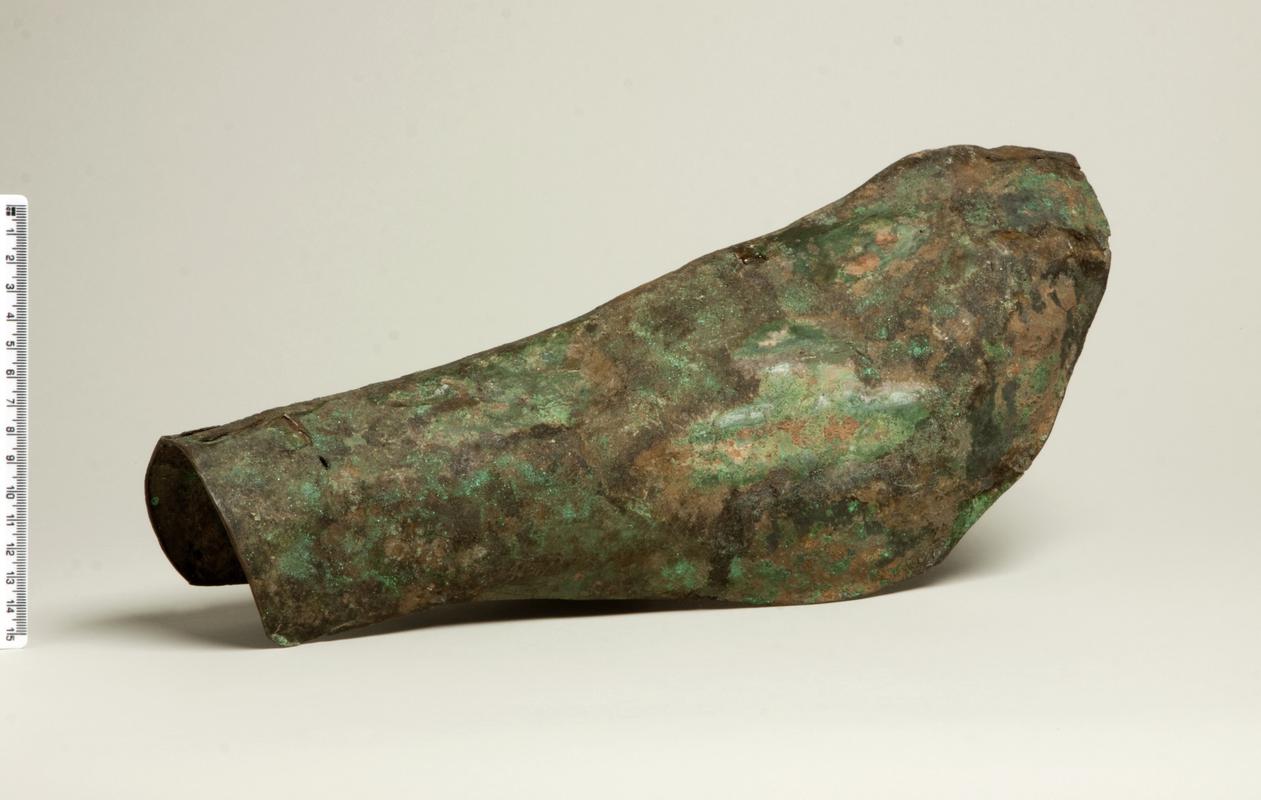 Greek copper alloy greave