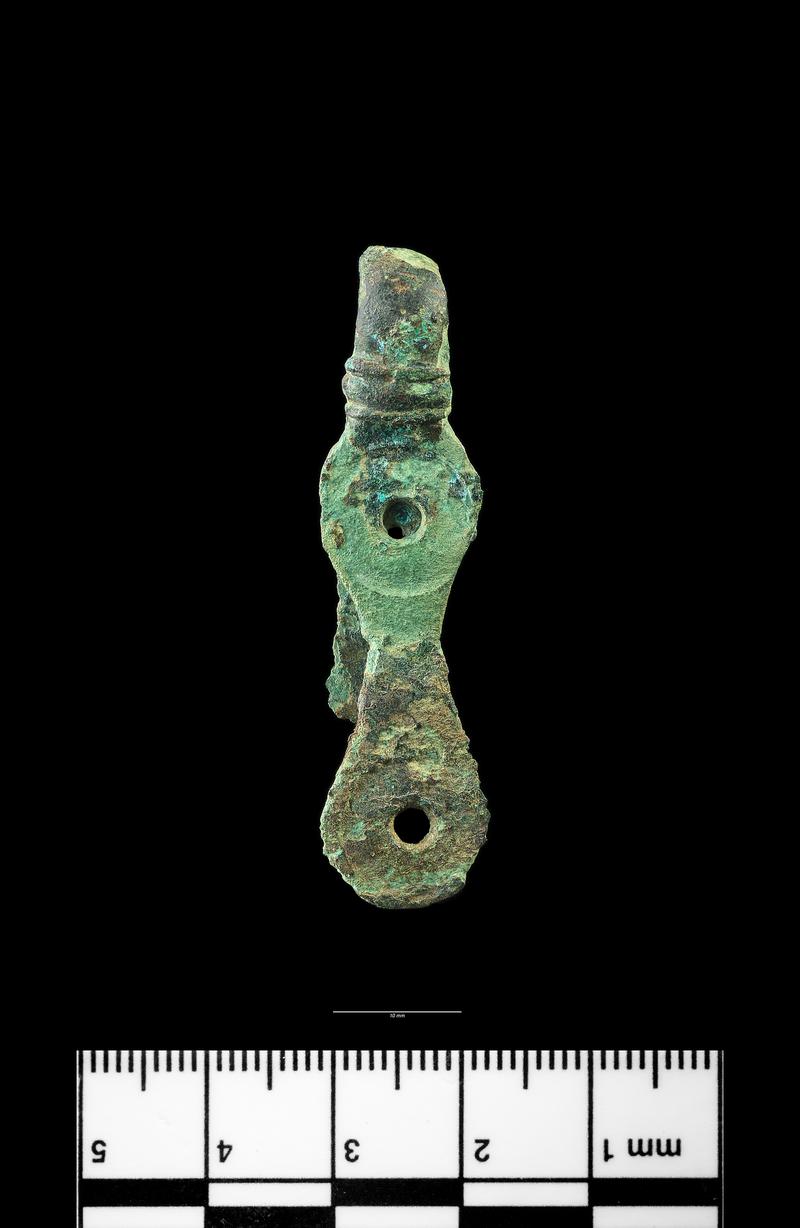 Roman copper alloy strap union link