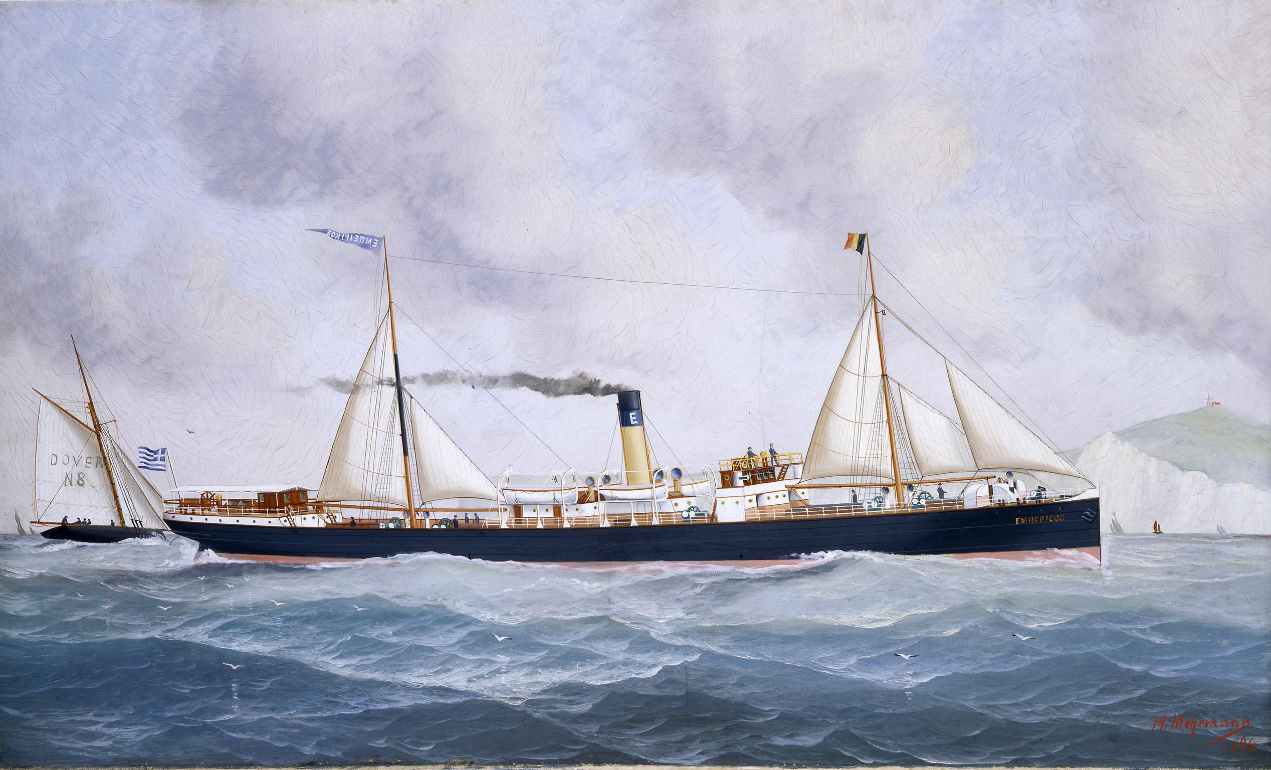 S.S. EMBIRICOS Off Dover (painting)