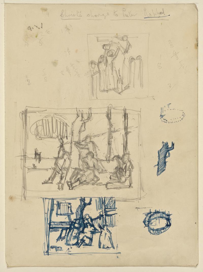 Three composition studies for "The Musicians"