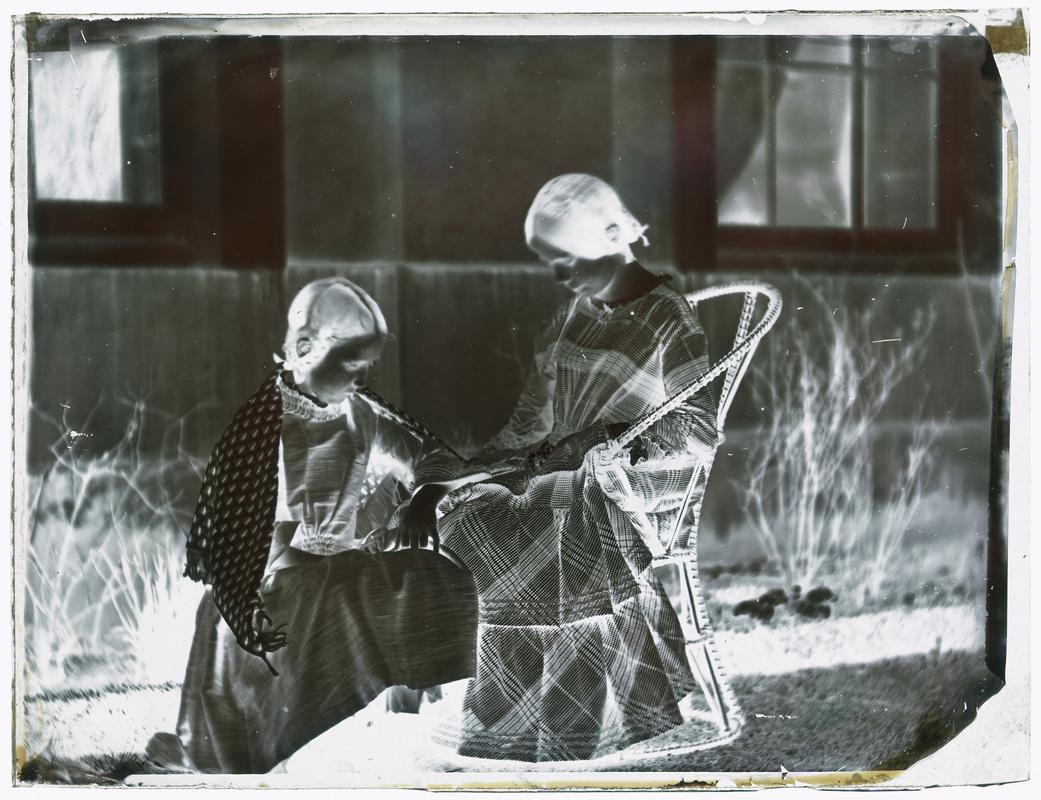 Sarah Moggridge & Ellen Toogood, glass negative