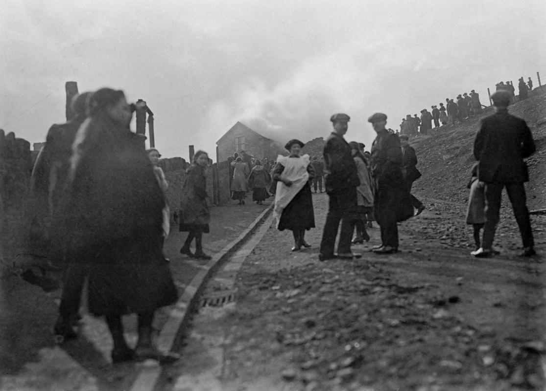 Cambrian Combine Strike, photograph