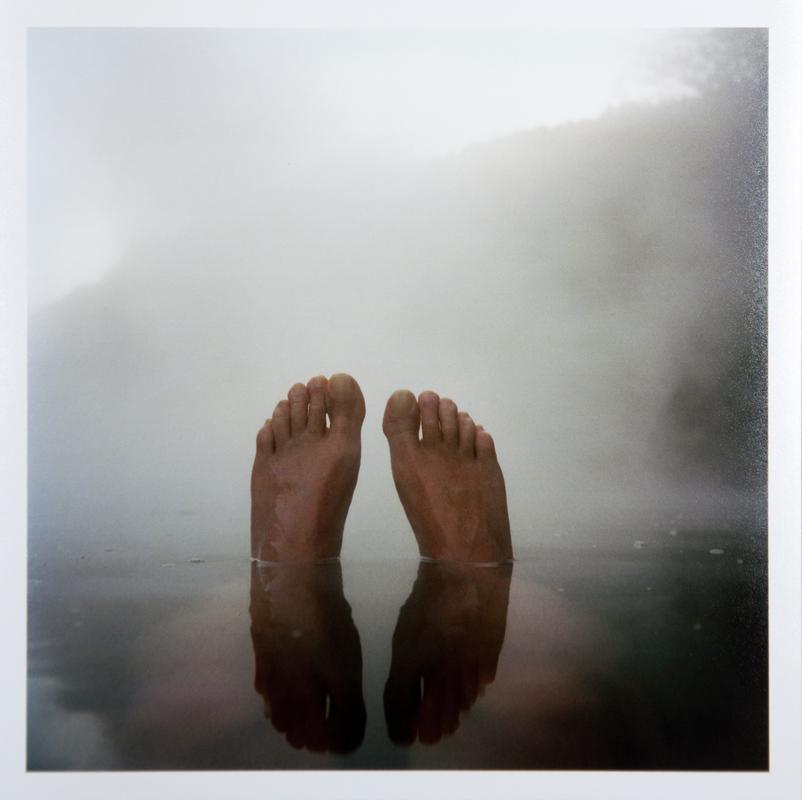 Natural hot spring at Kawayu, Japan