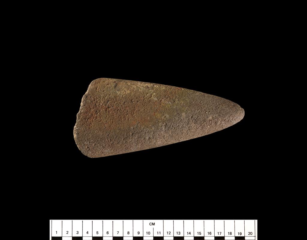 Neolithic stone axehead roughout