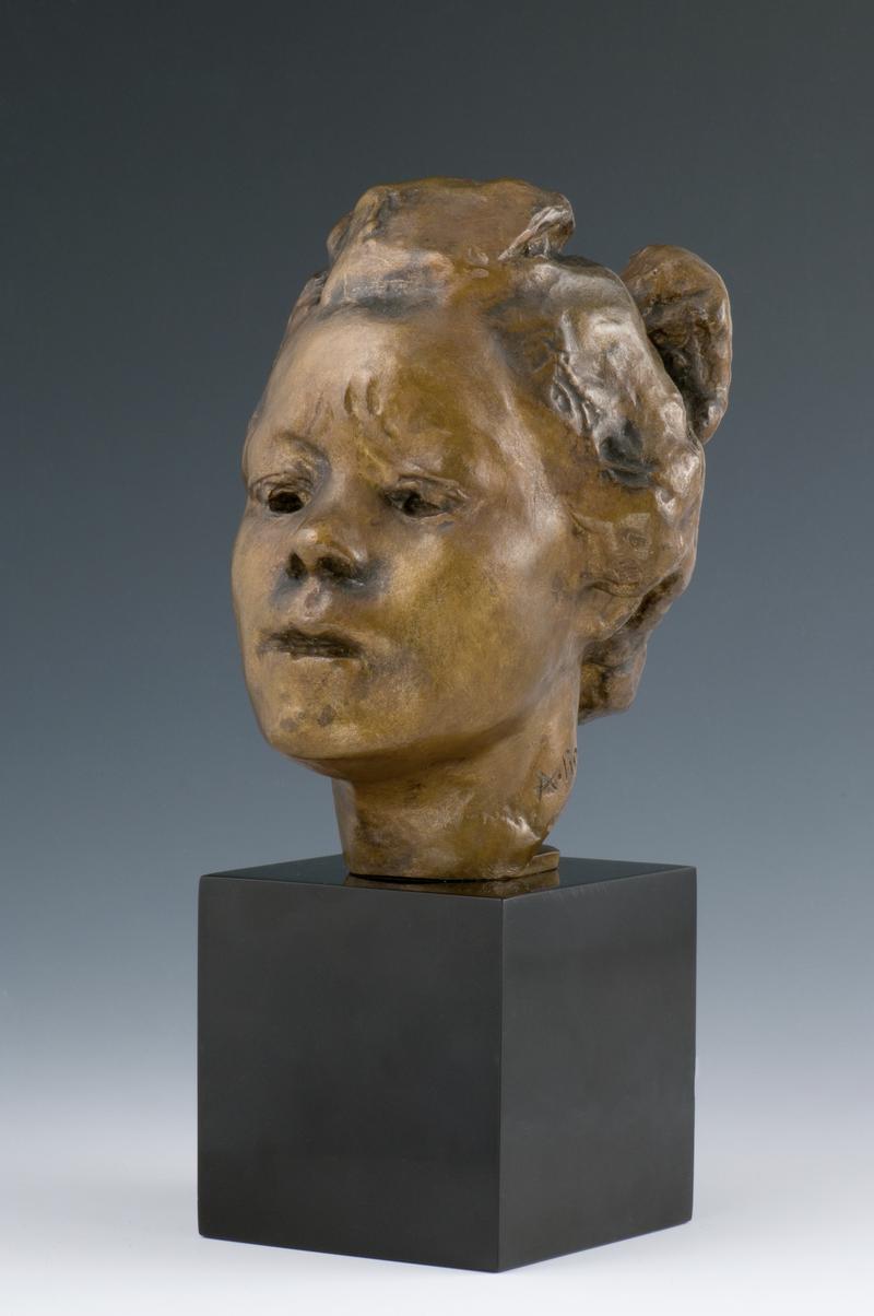 Hanako, Type A (patinated bronze on a marble base