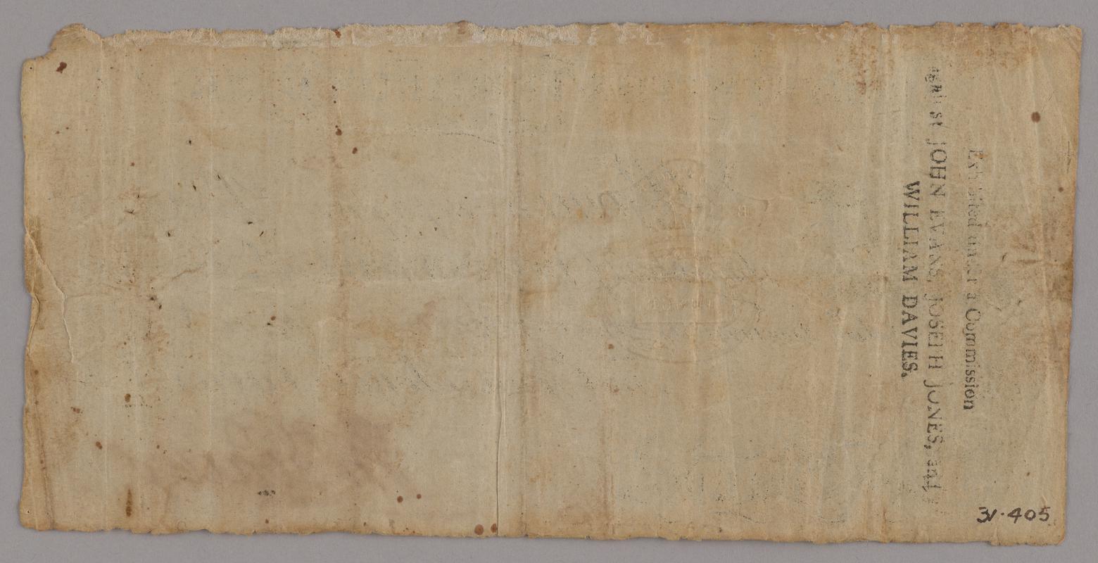 Aberystwith & Tregaron Bank, bank note