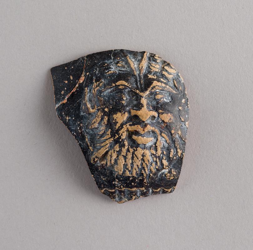 Roman samian jar, black coated