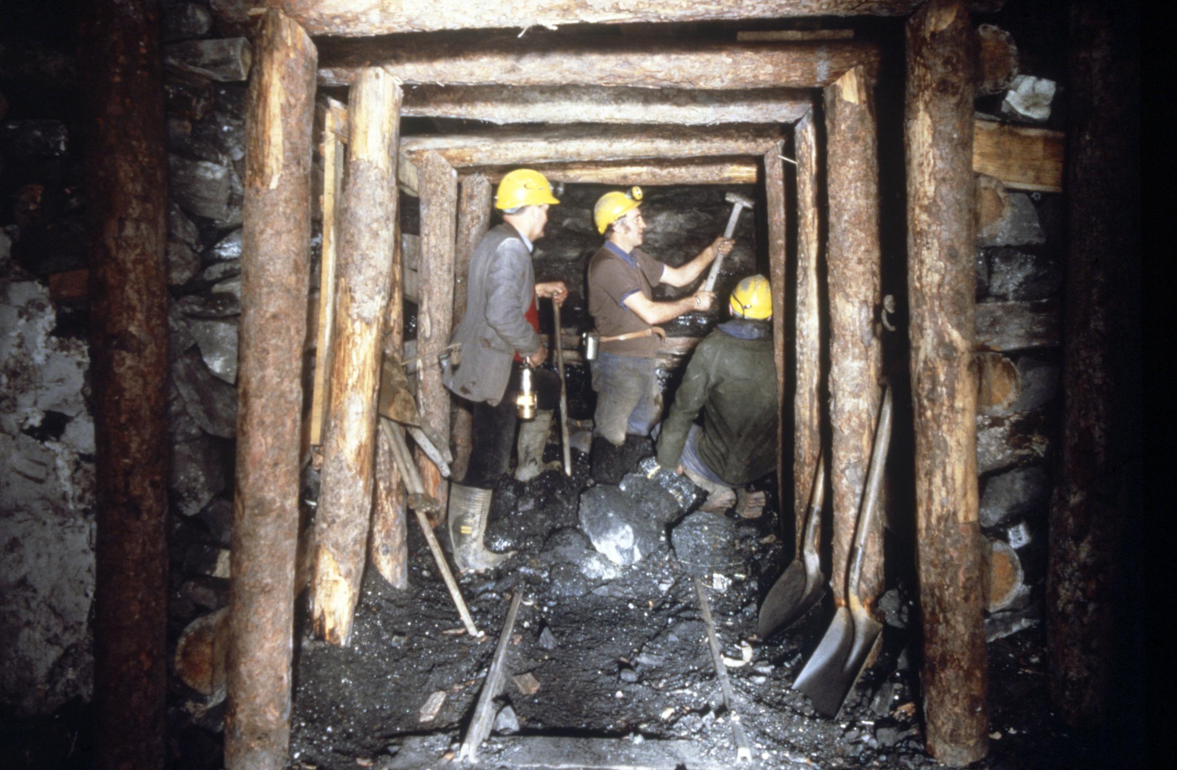 Big Pit Mining Museum, film slide