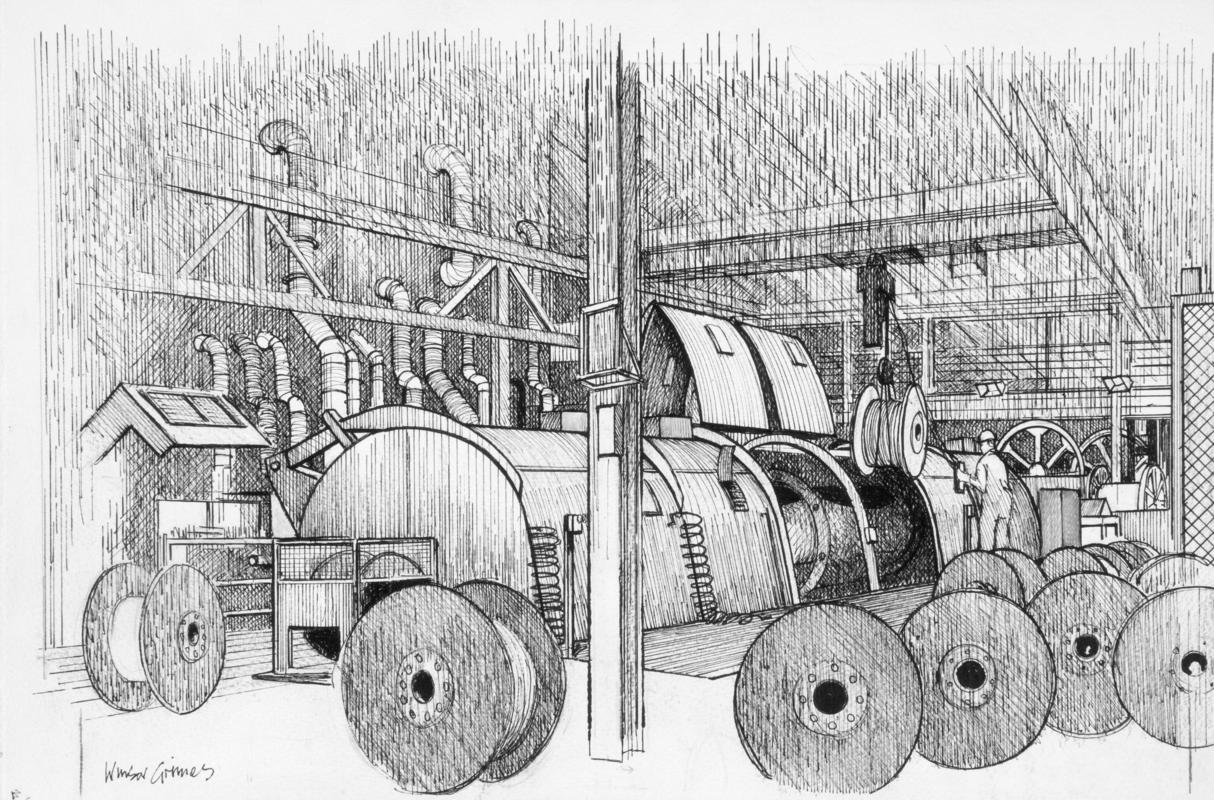 Drawing : ASW Castle Works (Grimes) : Annealing plant.
