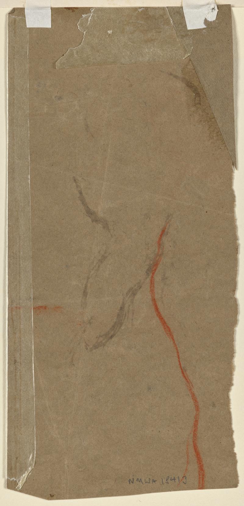 Nude Man bending Forward