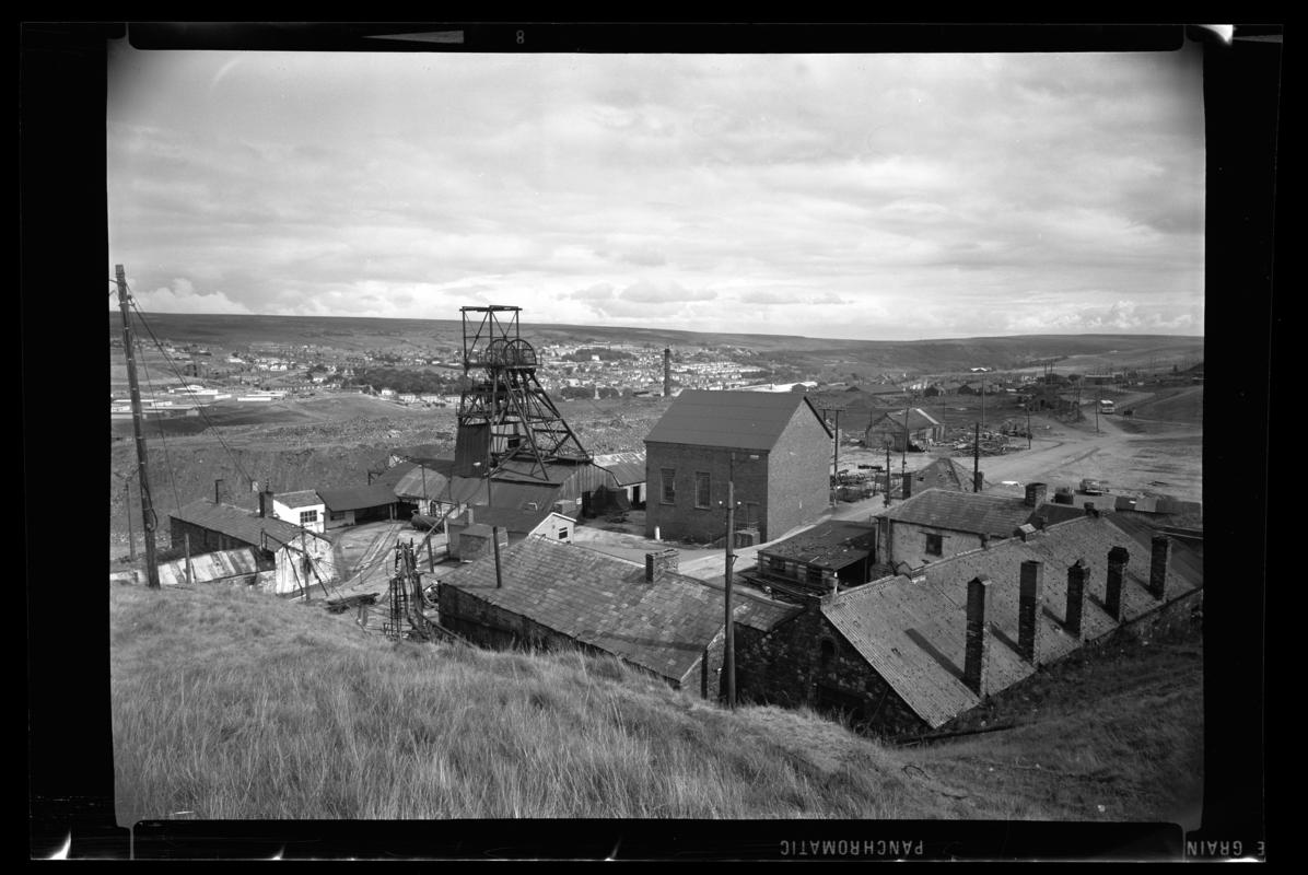 Big Pit Colliery, film negative