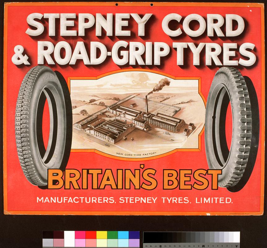 Stepney Cord and Road-Grip Tyres.
