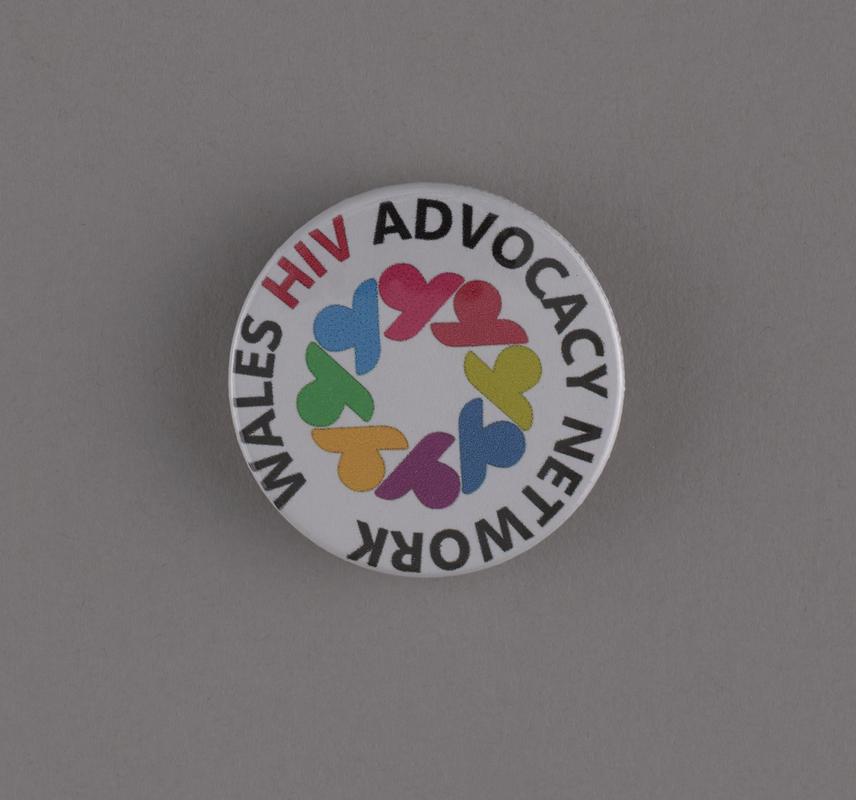 Badge 'HIV Advocacy Network Wales'