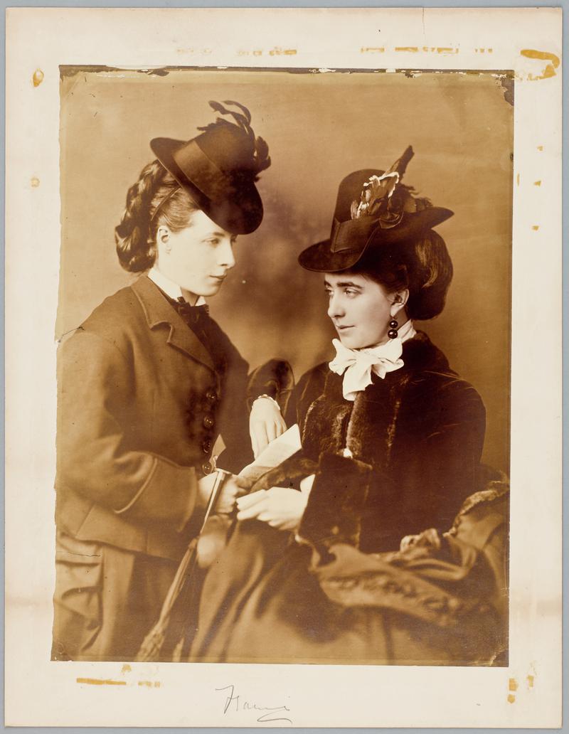 Studio portrait of Robert Thompson Crawshay's daughters, 1870s