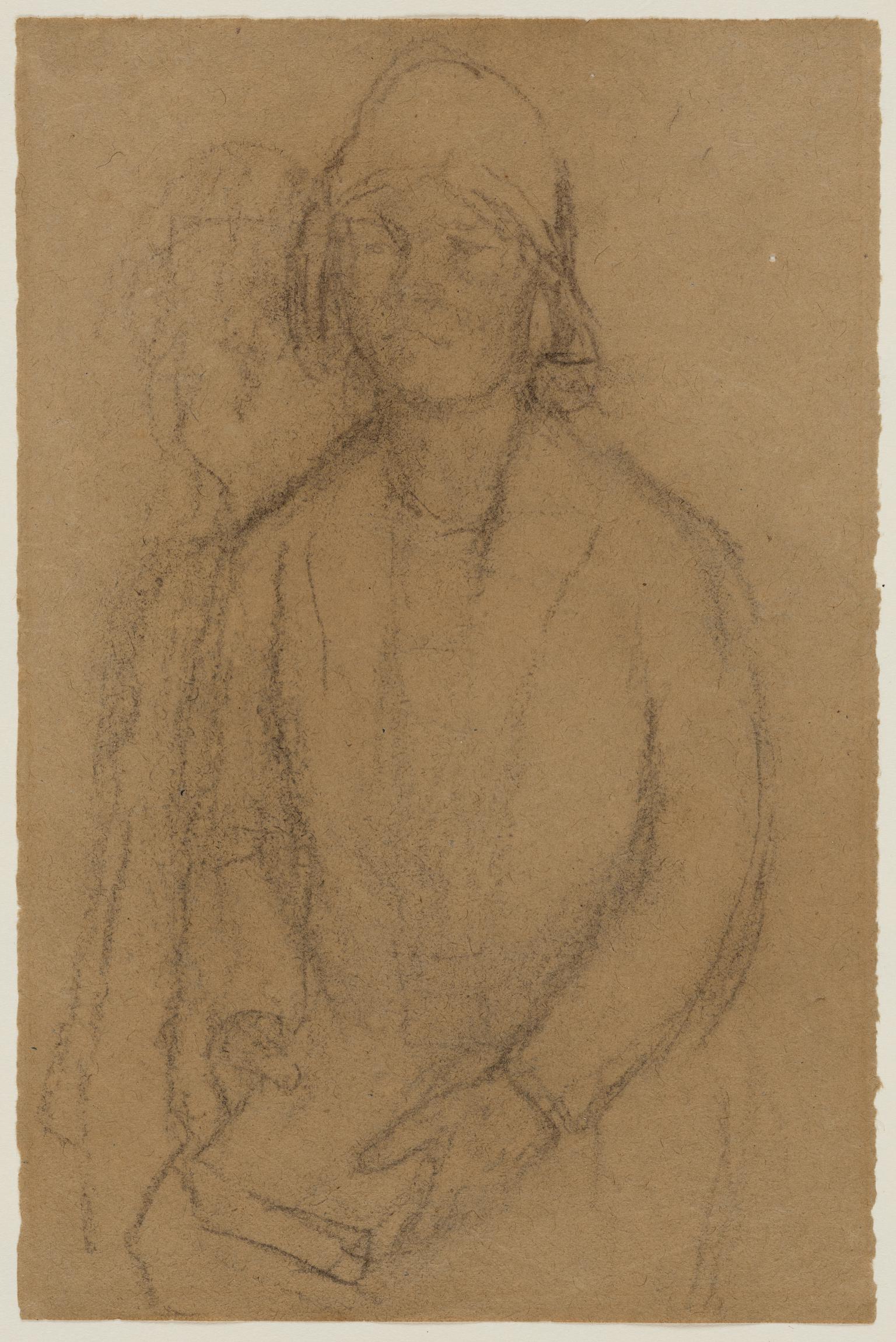Woman with cloche hat