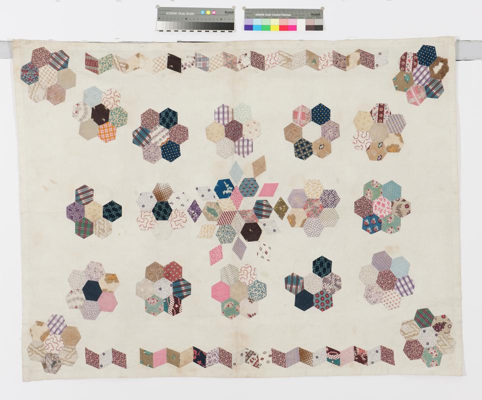 Patchwork cot cover