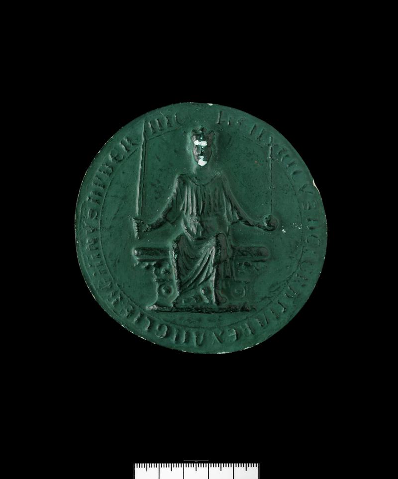 Seal impression: Royal (Henry III-obverse)