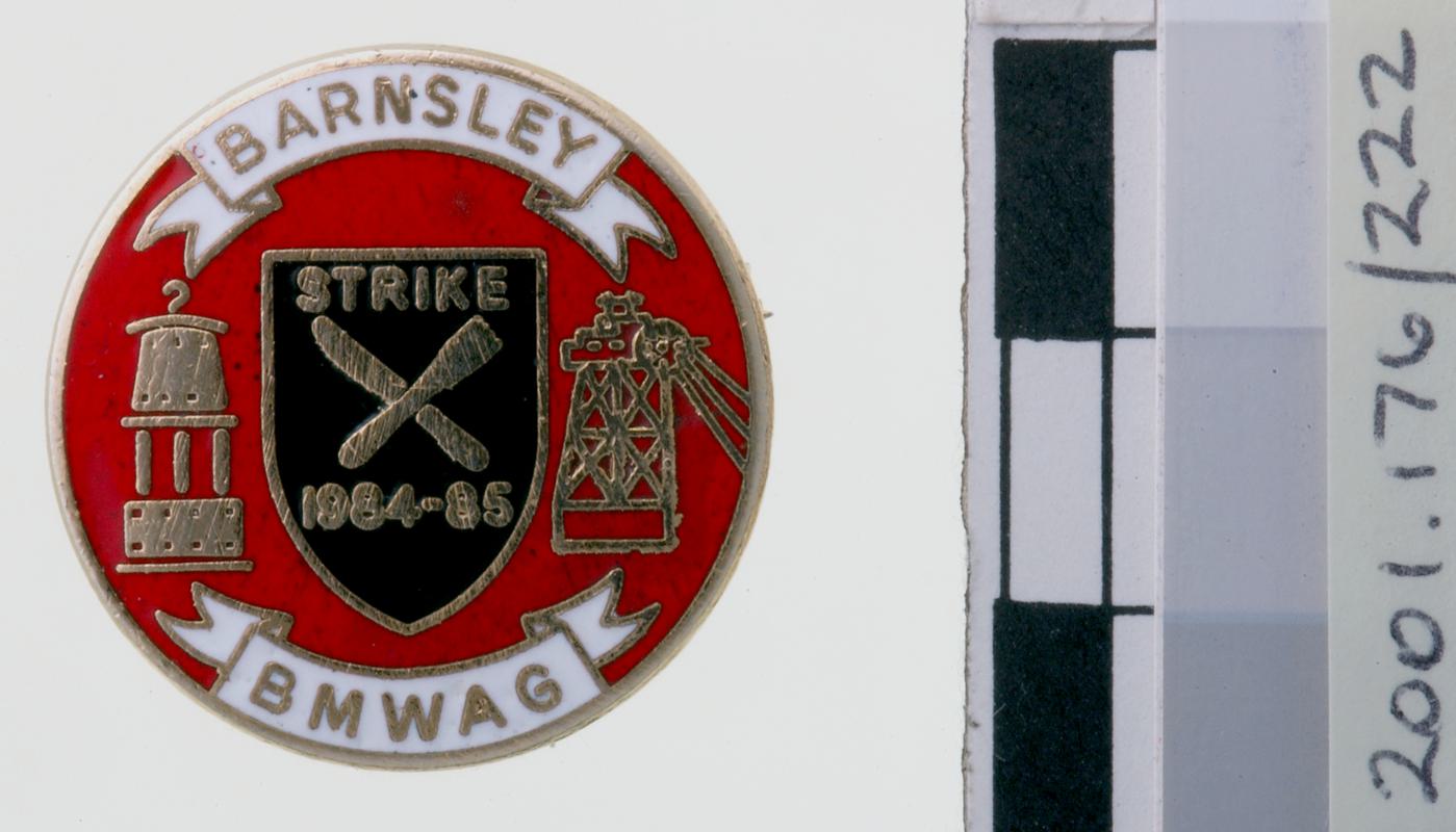 N.U.M. womens group, badge