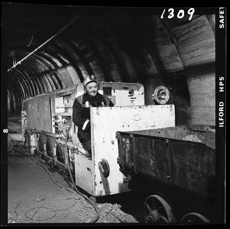 Coedely Colliery, film negative