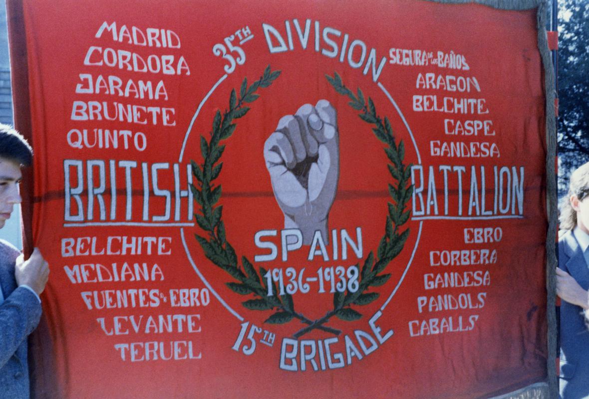 International Brigade banner