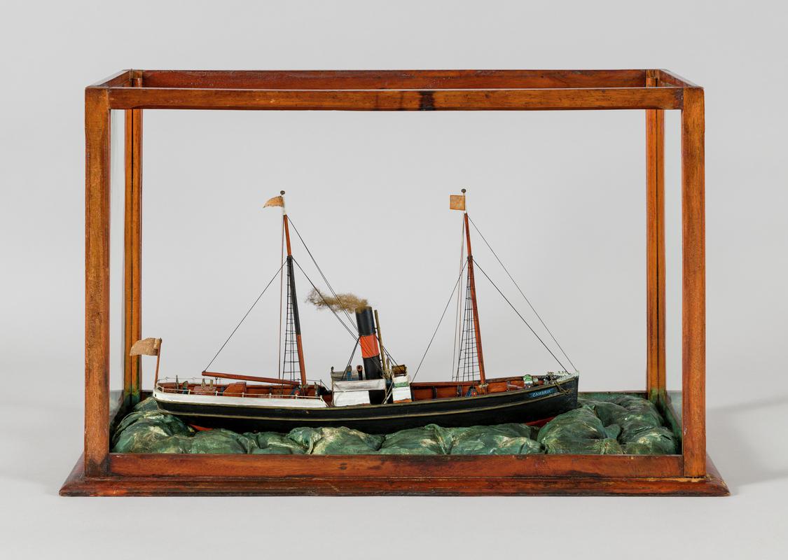 S.S. CAMBRIA, full hull ship model