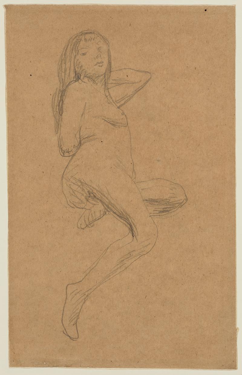 Female Nude Standing, Back