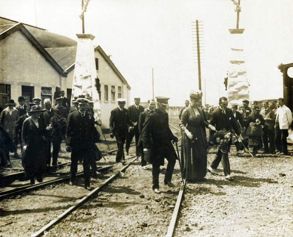King's Dock tinplate works, Swansea, opening, photo