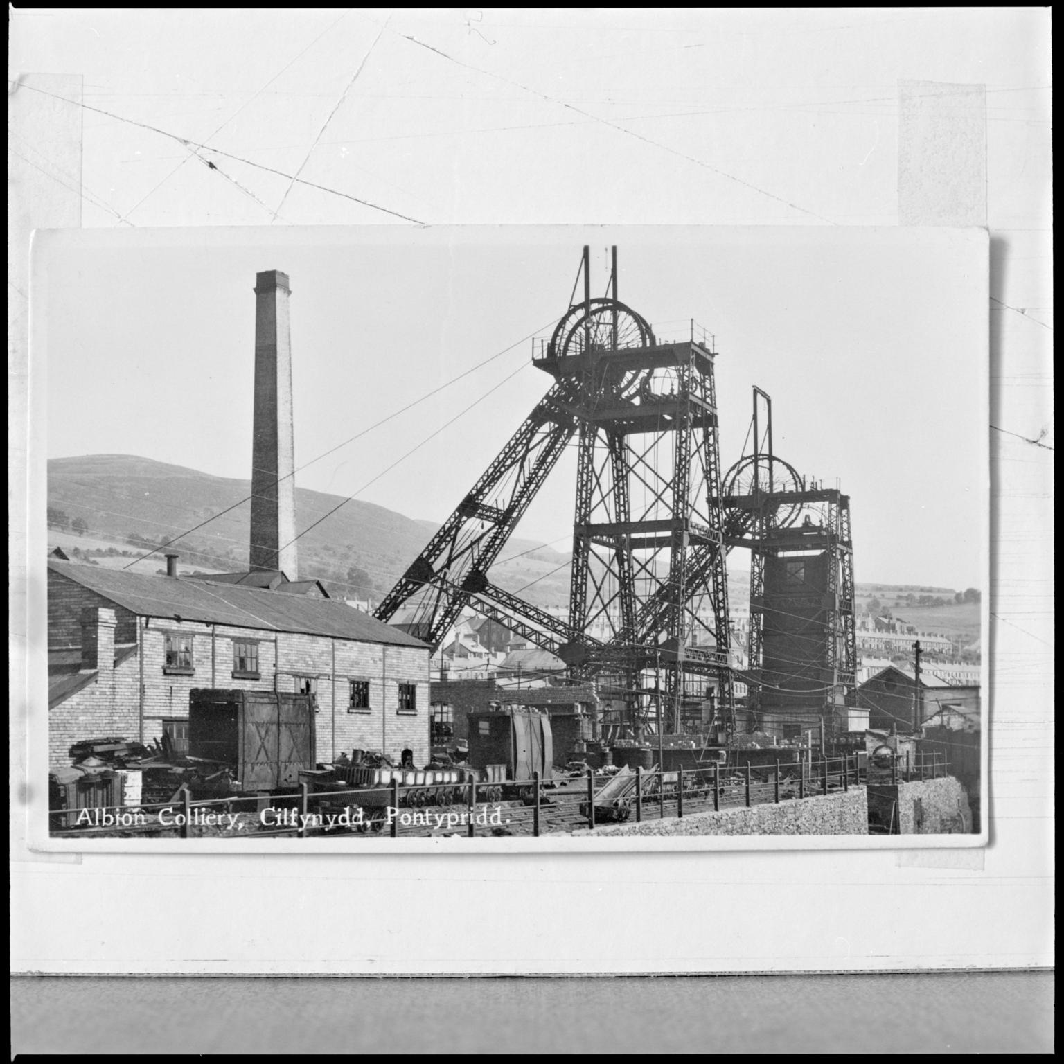 Albion Colliery, film negative
