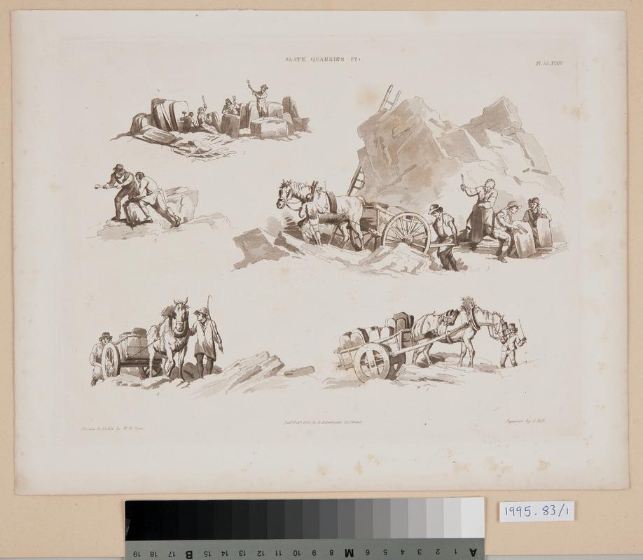 Slate Quarries, 1823 (print)