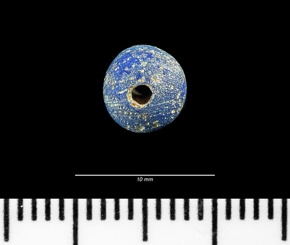 Roman glass spheroid bead