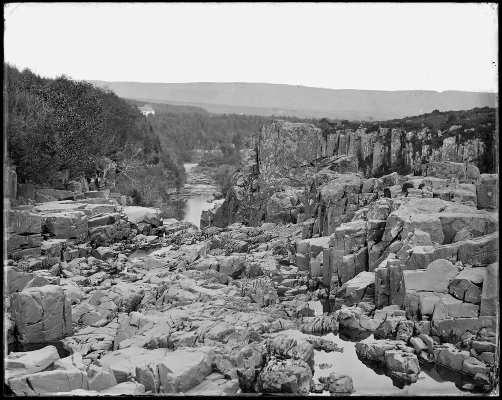 Greenstone Rocks, Above the Fall of the Tees (neg)