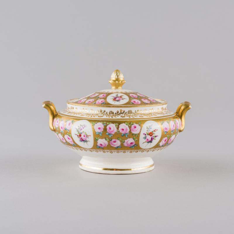cream tureen, cover & stand, 1818-1822