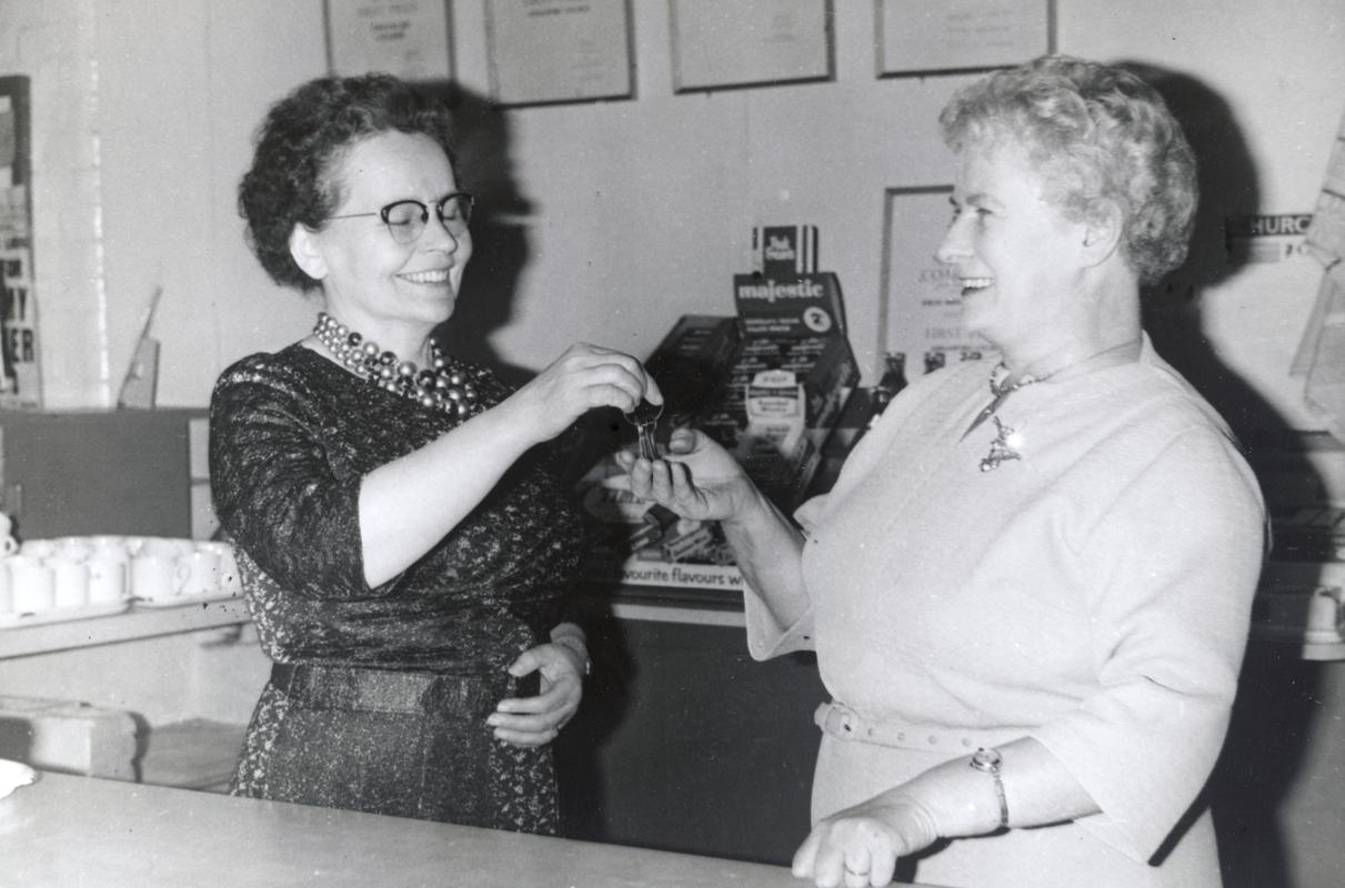 Retirement of Mrs Jones, Betws Canteen managress