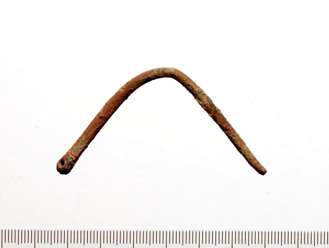Early Medieval copper alloy ringed pin