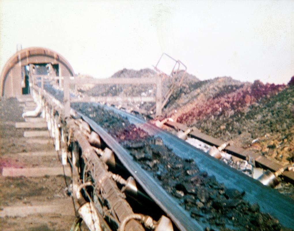 Conveyor to washery at Big Pit
