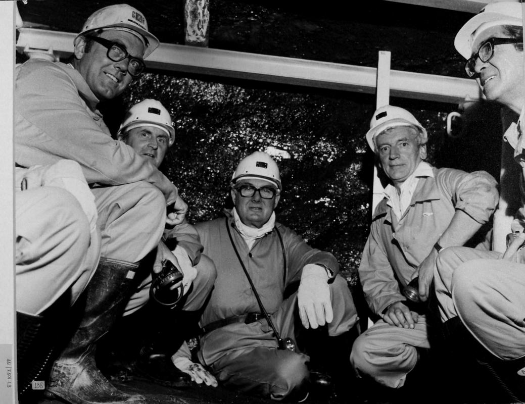 Visit of James Callaghan to Betws New Mine, 1976