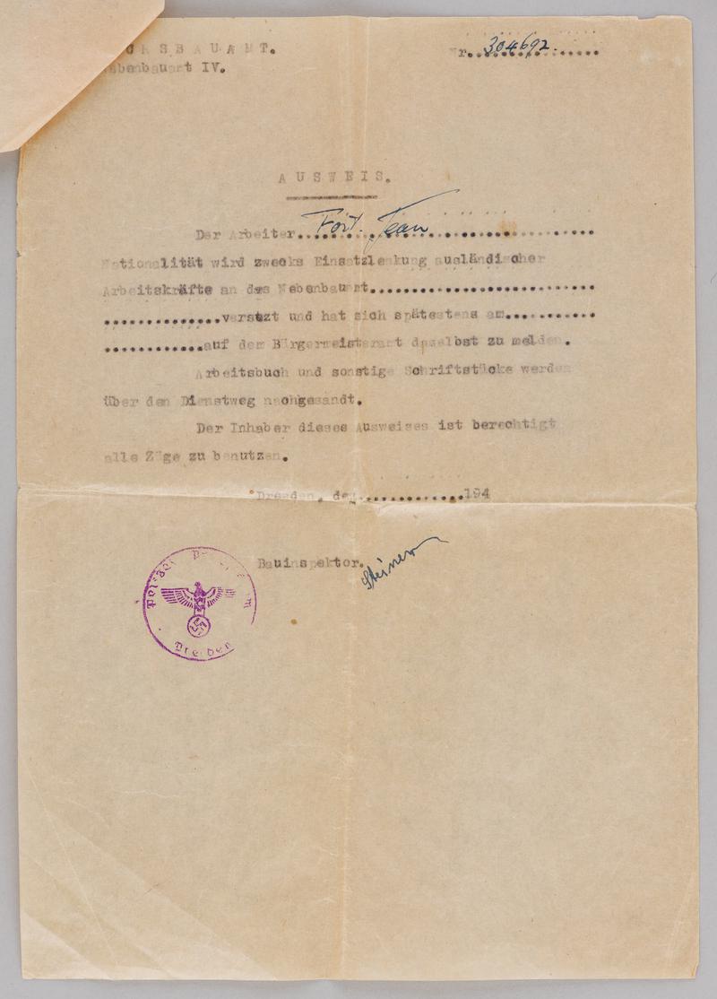 Forged document showing a photograph of 'Fort Jean'. (Page 2)
