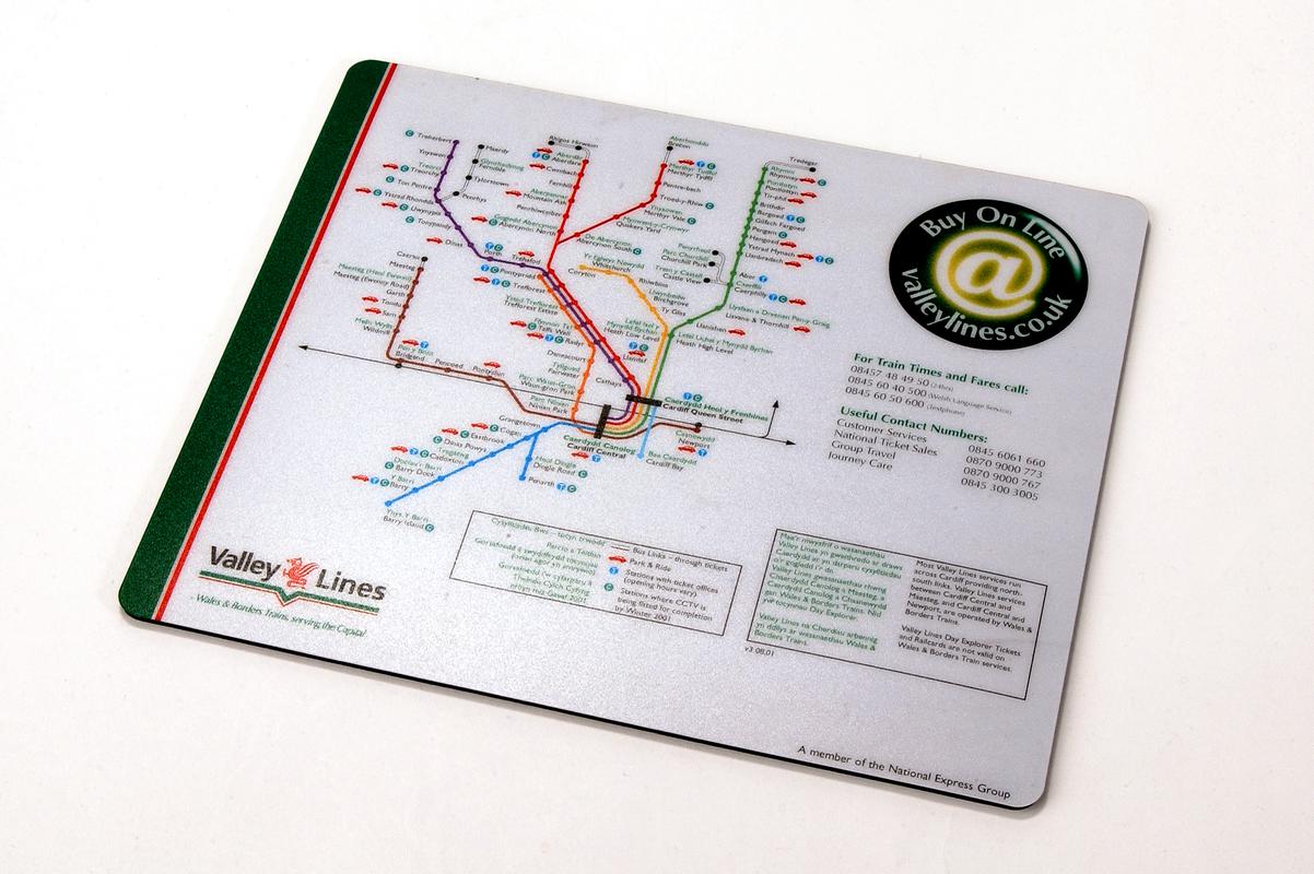 Valley Lines mouse mat
