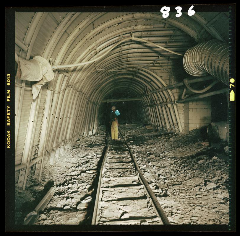 Abercynon Colliery, film negative