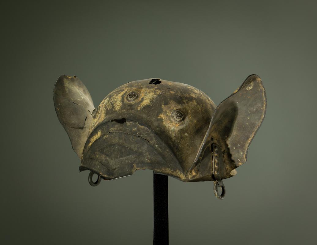 Roman copper alloy helmet