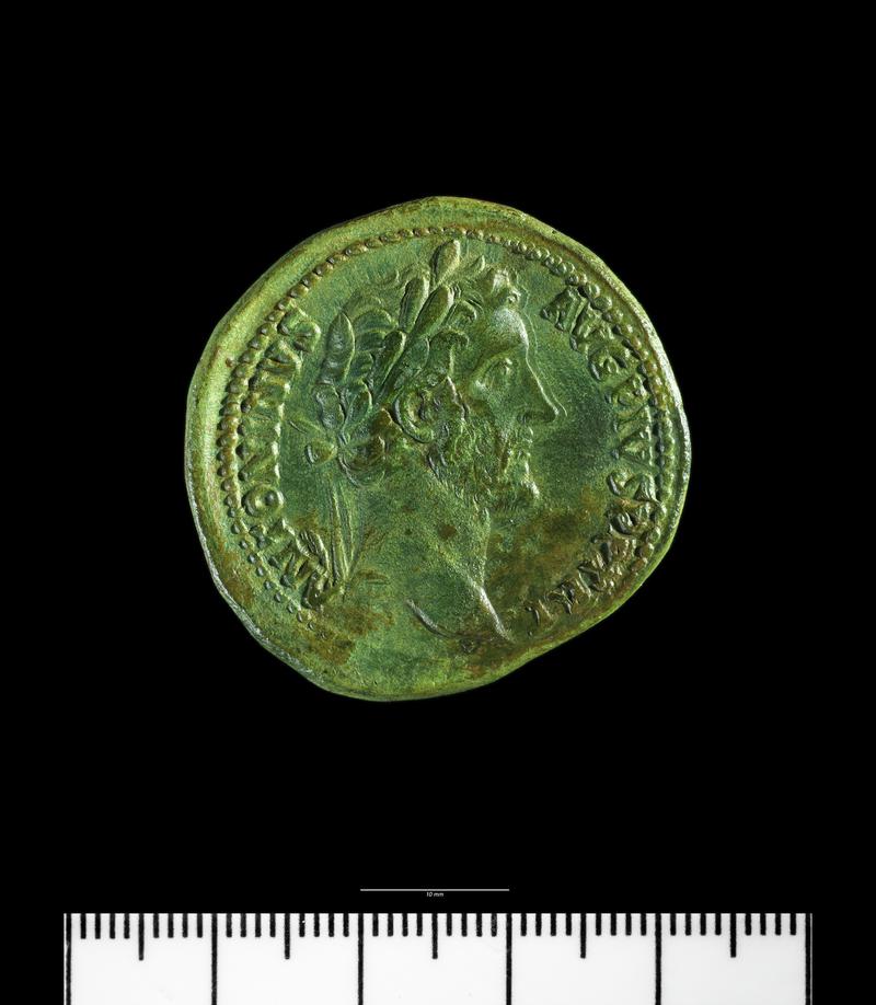 Caerleon Fortress Baths coins