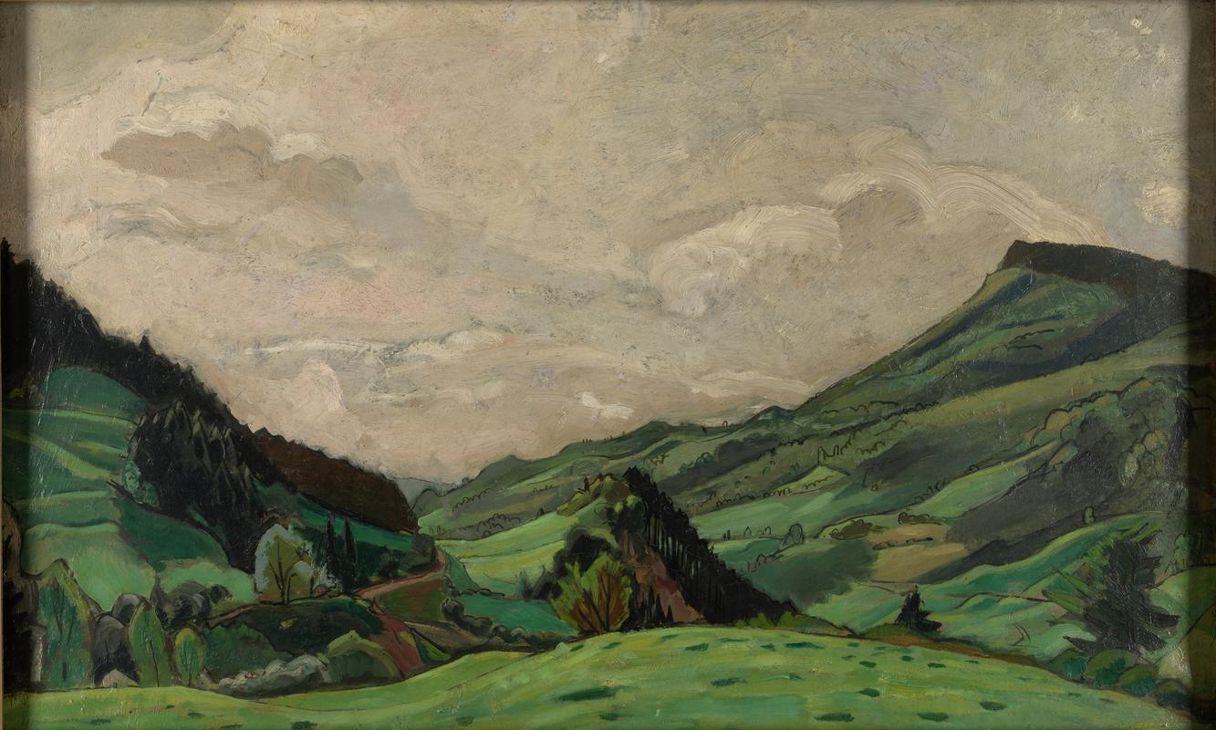 Landscape in the Auvergne