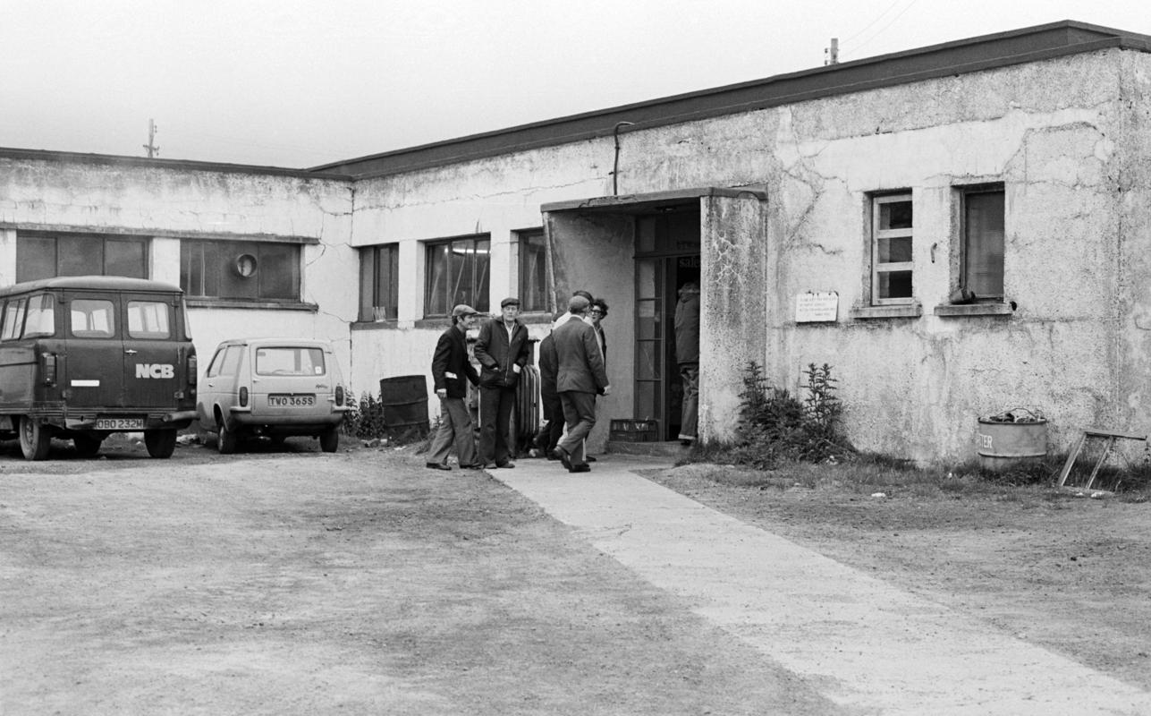 Outside bath house, Big Pit